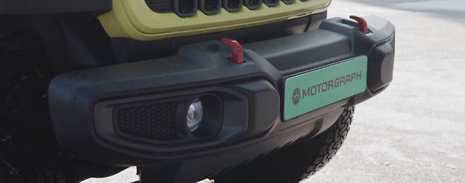 신형 랭글러의 북미형 범퍼