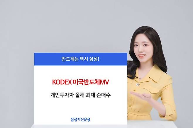 KODEX 미국반도체MV, 개인투자자 꾸준한 ‘베팅’