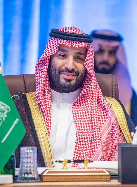 <빈살만 사우디 왕세자의 모습. 정식 이름은 ‘무함마드 빈 살만 알 사우드(Mohammed bin Salman Al Saud)’이다>