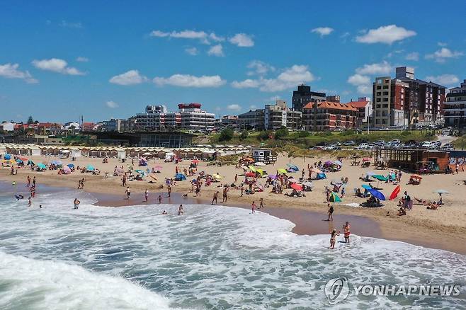 아르헨티나 마르델플라타 바닷가 [AFP 연합뉴스 자료사진. 재판매 및 DB 금지]