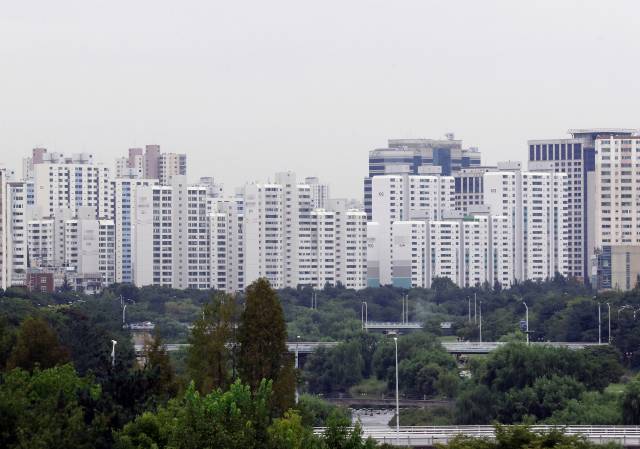 경기도 성남시 분당구 아파트 전경. 연합뉴스