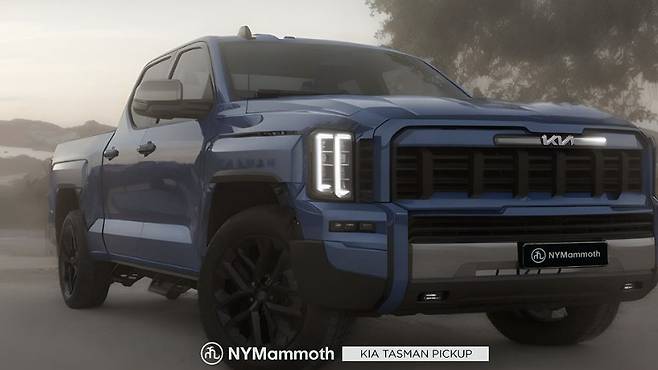 기아 픽업트럭 '타스만' 예상도 (출처 : 뉴욕맘모스)