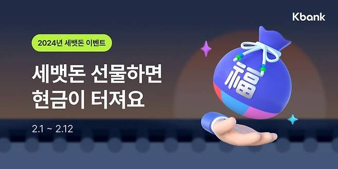 새뱃돈 이벤트. ⓒ케이뱅크