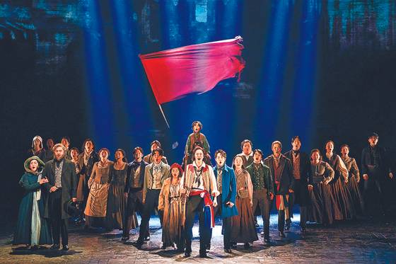 The Korean production of the masterpiece musical “Les Miserables” is being staged at the Blue Square in central Seoul. [LES MISERABLES KOREA]