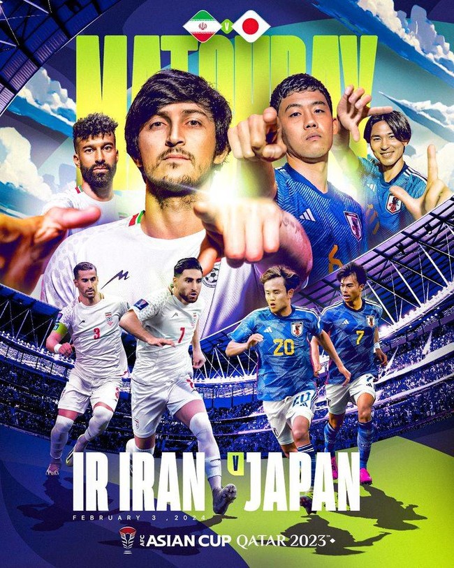 일본과 이란이 준결승 티켓을 놓고 격돌한다. 개막 이후 한 수 아래 팀들만 상대했던 일본이 진정한 시험대에 오른다.[사진=아시안컵]