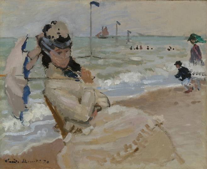 클로드 모네, 'Camille on the Beach in Trouville'