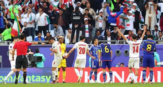 ▲ 일본 축구대표팀이 이란과 2023 카타르 아시안컵 8강에서 1-2로 역전패, 탈락했다. ⓒ연합뉴스