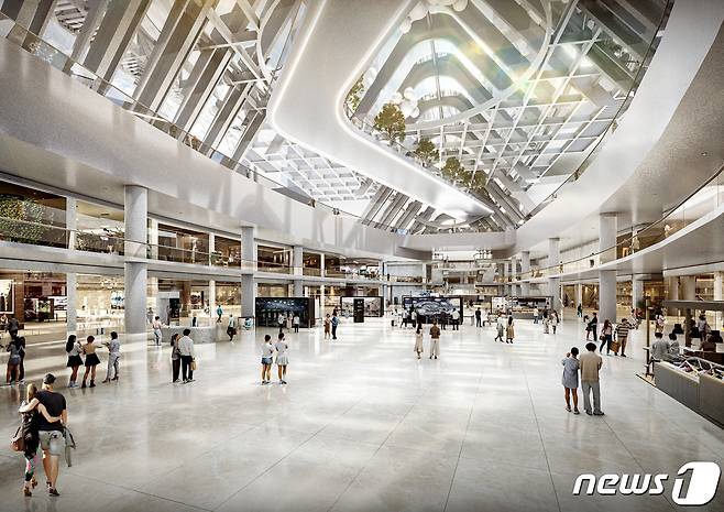 용산게이트웨이 지하 복합문화 공간(서울시 제공). ⓒ News1 전준우 기자