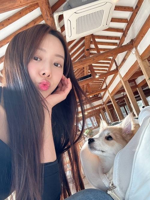 정유지가 최근 펫터뷰를 진행했다. 사진=정유지