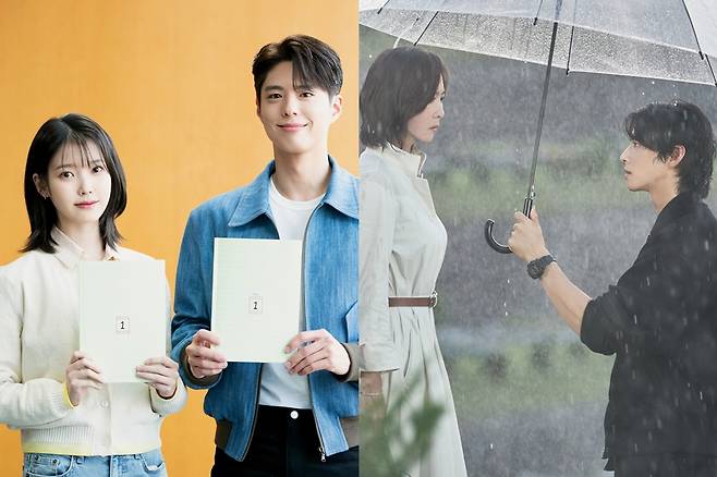 ▲ 왼쪽부터 아이유 박보검 김남주 차은우. 제공ㅣ넷플릭스, 디즈니+