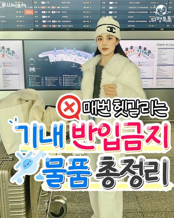기내 반입 금지 품목 총정리 / ⓒ여행톡톡