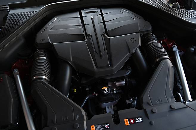 제네시스 GV80 3.5 T AWD. 김학수 기자