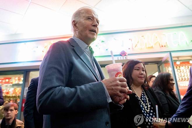 라스베이거스 방문한 바이든 미 대통령 (AFP=연합뉴스)