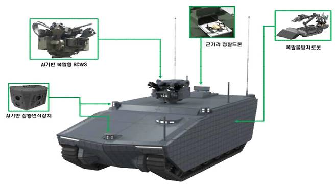 한국형 공병전투차량.(방위사업청 제공)