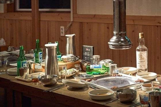 박찬욱 감동의 영화 '헤어질 결심'에 등장하는 해림푸드시스템의 도시락. 사진 부산영상위원회