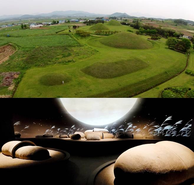 초대형 옹관과 너비 30~40m의 특대형 고분이 세트를 이루는 수장 무덤은 규슈는 물론 세계적으로도 유례를 찾을 수 없다. |국립나주박물관 제공