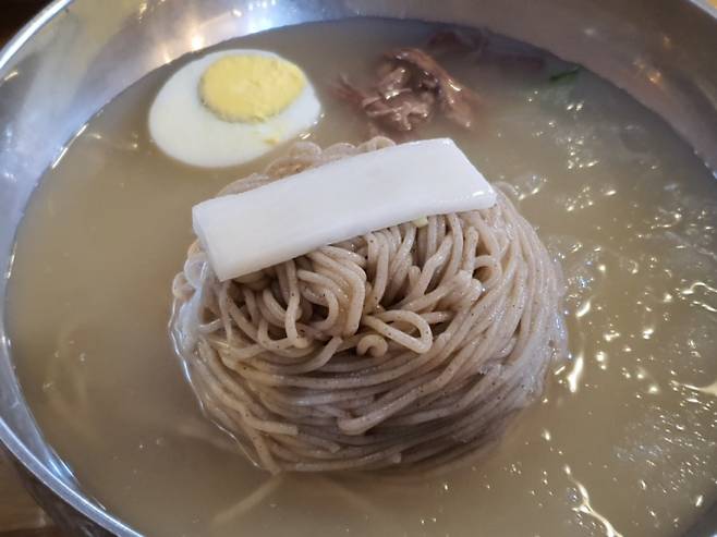막불감동 메밀면. /사진=다이어리알