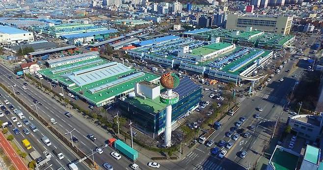 [부산=뉴시스] 엄궁 농산물도매시장.(사진=부산시 제공) 2024.01.12.photo@newsis.com *재판매 및 DB 금지