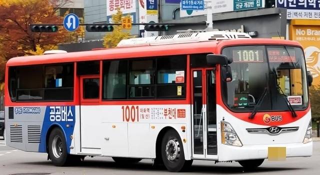 버스준공영제 참여하는 1001번 경기도 공공버스. 고양특례시 제공
