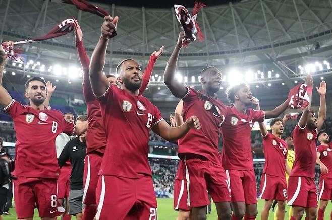 사진=카타르 축구 국가대표팀 공식 SNS