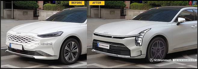 기아 'K8 페이스리프트' 예상도 (출처 : 뉴욕맘모스)