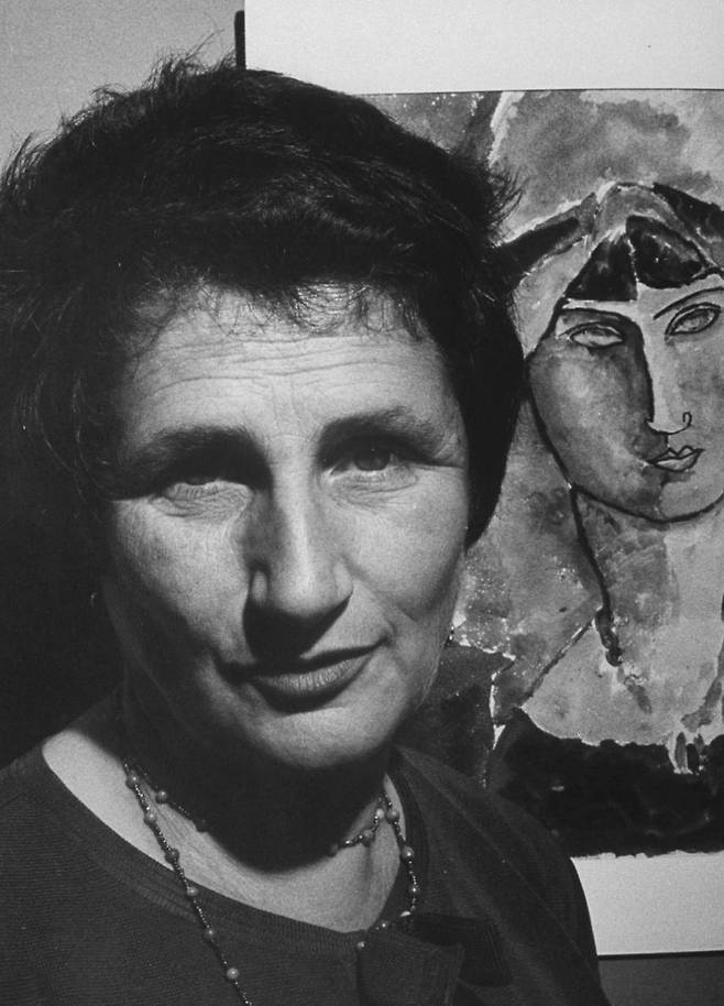 모딜리아니와 그의 연인 잔의 딸인 잔 모딜리아니.