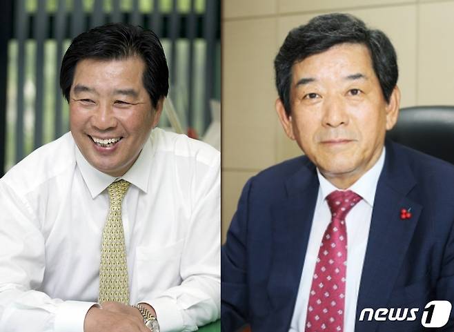 3월20일 예정된 제25대 광주상의 회장선거에는 전자부품 제조기업 디케이의 김보곤 대표(왼쪽)와 가드레일 제조기업인 다스코의 한상원 대표가 출사표를 던졌다. ⓒ News1