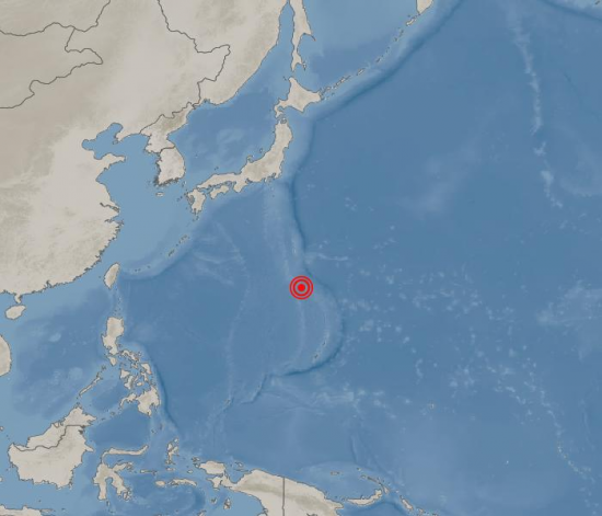 지진 발생 위치. 자료=기상청