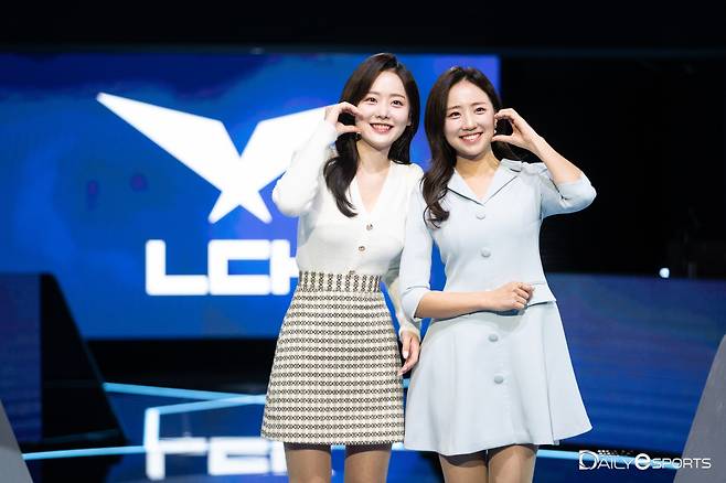 LCK 전 함예진 아나운서와 배혜지 아나운서.