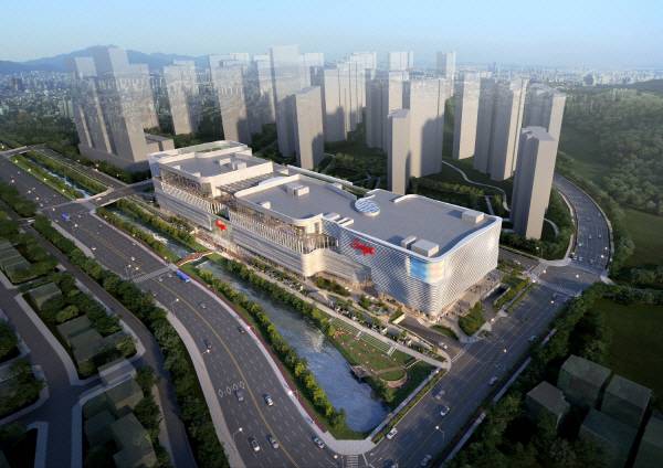 시공사 선정이 지연되는 ‘스타필드 창원’ 조감도. 창원시 제공