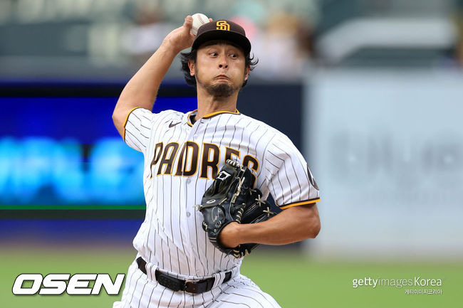 [사진] 샌디에이고 파드리스 다르빗슈 유. ⓒGettyimages(무단전재 및 재배포 금지)