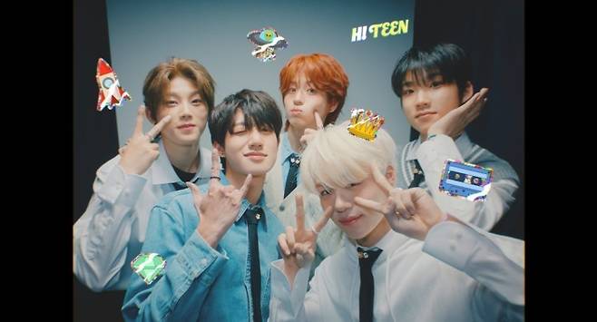 사진=더윈드 ‘H! TEEN’ 뮤직비디오 캡처