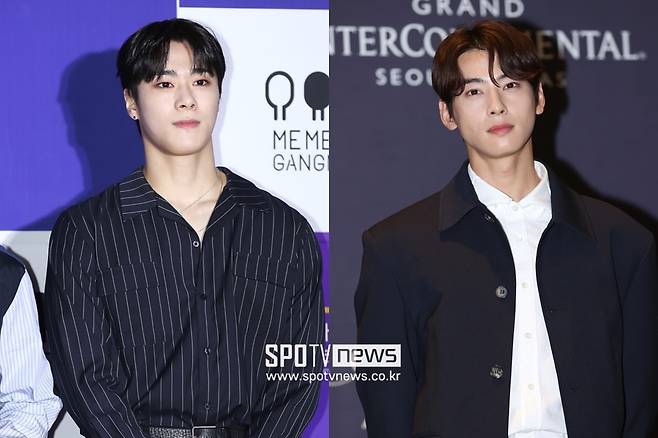 ▲ 고(故) 문빈(왼쪽), 차은우. ⓒ곽혜미 기자