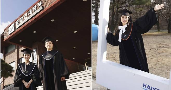 (왼쪽부터) 고경빈·김백호 KAIST 융합인재학부 졸업생, 이혜민 전지및전자공학부 졸업생. KAIST 제공.