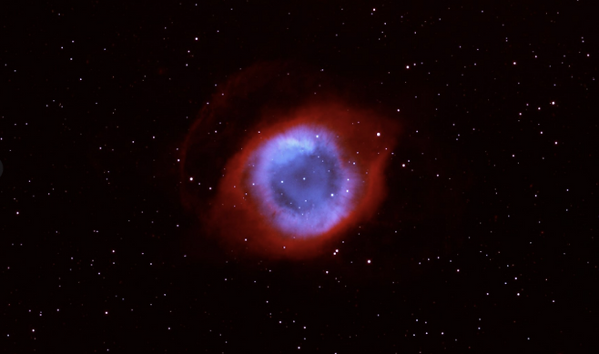 7차원 망원경이 촬영한 나선성운의 모습. 서울대 제공