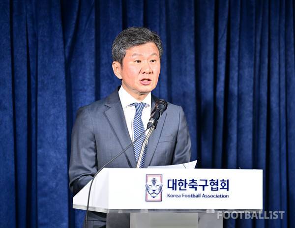 정몽규 대한축구협회 회장. 서형권 기자