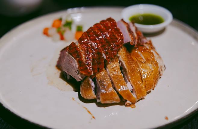 오리, 치킨, 거위 바비큐