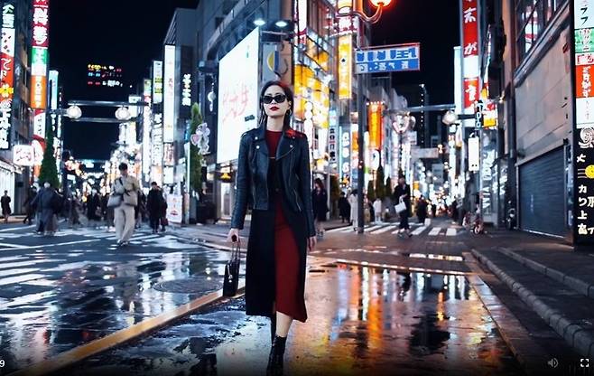 오픈AI가 공개한 텍스트 입력으로 만든 영상 [오픈AI 홈페이지 캡처]