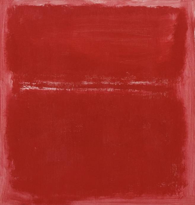 마크 로스코, 무제, 1970. 로스코가 죽기 전 남긴 마지막 작품.