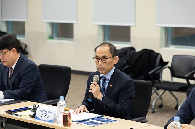 고학수 개인정보보호위원회 위원장이 20일 오후 경기 성남시 판교 스타트업 캠퍼스에서 열린 산업계 신년 간담회에 참석했다.(개인정보위 제공)