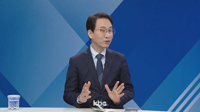 ▲KBC여의도초대석에 출연한 이원욱 개혁신당 의원