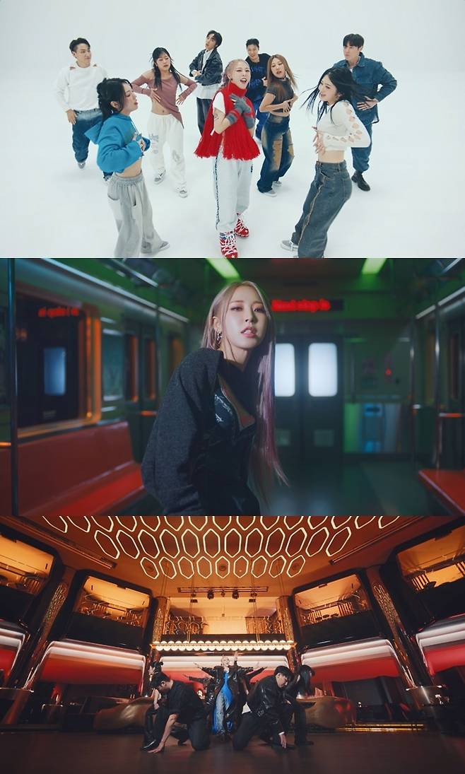 사진=문별 ‘TOUCHIN&MOVIN’ 뮤직비디오 캡처