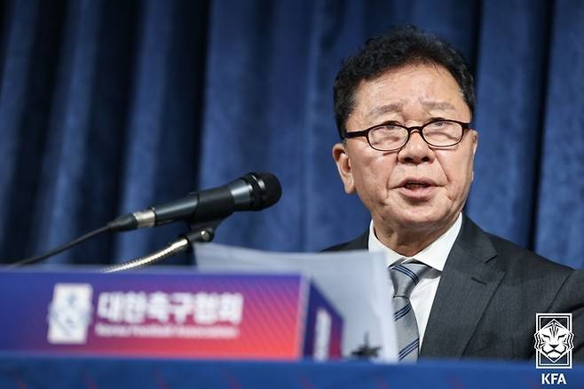 전력강화위원회 정해성 위원장. 제공 | 대한축구협회