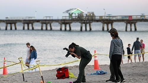 7세 소녀가 모래에 파묻혀 사망한 플로리다 해변 / 사진=연합뉴스