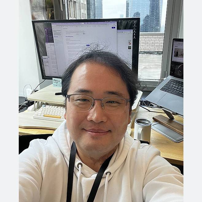 미국 뉴욕 지사에서 근무 중인 김치영 콜라보그라운드 대표 / 출처=콜라보그라운드