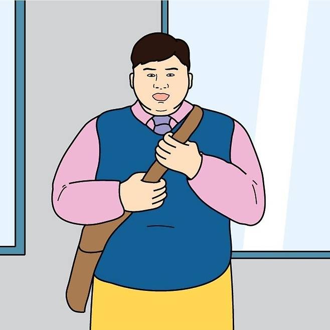 웹툰 '닭강정' 한 장면 [작가 SNS 갈무리]