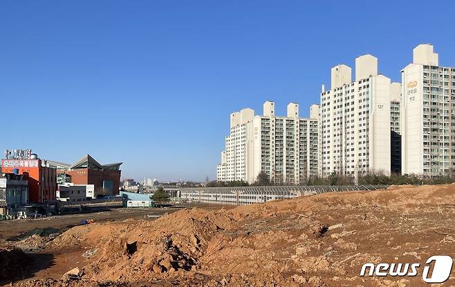착공을 앞둔 고양시 일산서구 덕이동 데이터센터 예정부지. (이용우 의원실 제공)