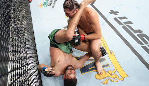 로드리게스(왼쪽)와 오르테가. 사진=UFC