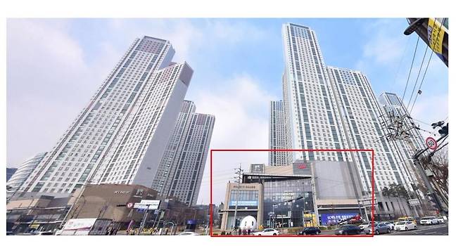 (항아리상권의 상업용 빌딩, 제공 : 밸류업이노베이션)