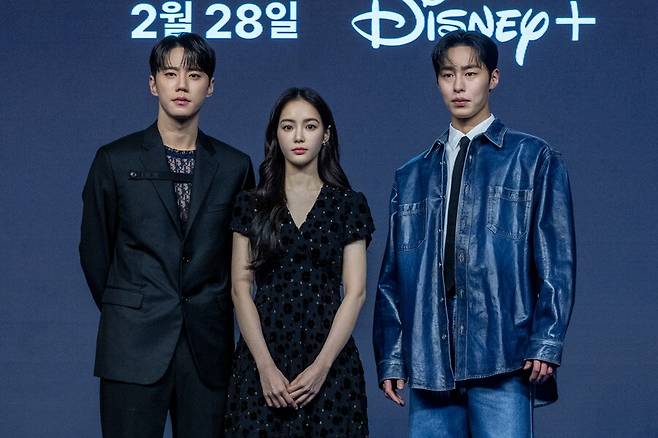 ▲ 이준영 홍수주 이재욱(왼쪽부터). 제공| 월트디즈니컴퍼니코리아